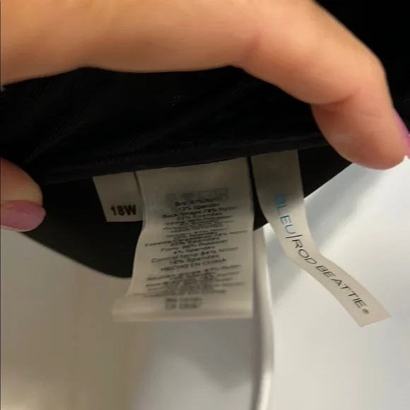 Bleu Rod Beattie Blue, Black and White Bikini Top - Picture 6 of 6